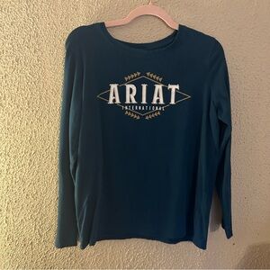 Ariat Relaxed Fit Navy Long Sleeve Shirt